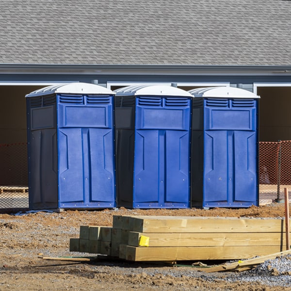 how do you dispose of waste after the porta potties have been emptied in Bayside Gardens